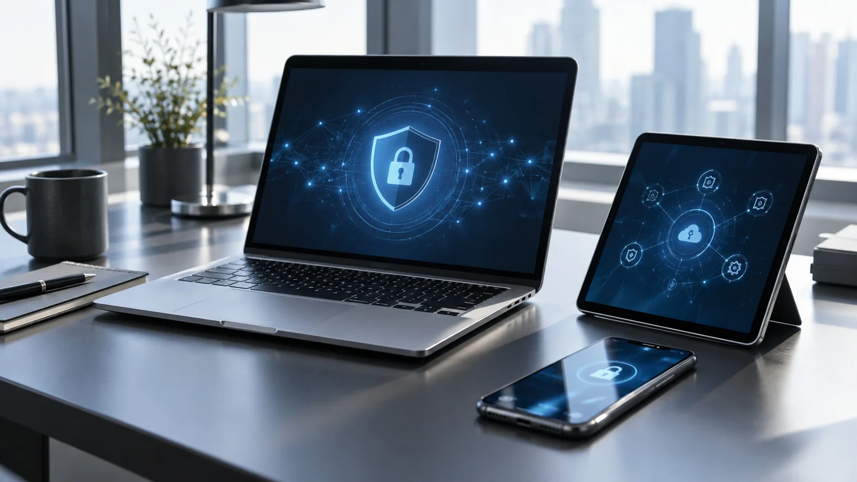 Dispositivos de trabalho e proteção de endpoints — imagem ilustrativa